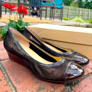 New Cole Haan Milly Wedge Bronze 8.5